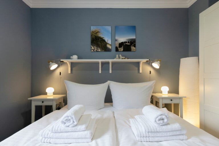 Schlafzimmer in Ferienwohnung Hörnum