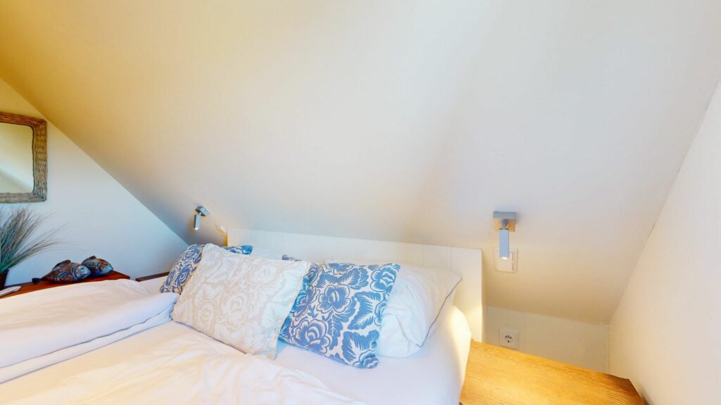 Schlafzimmer in Ferienwohnung Hörnum