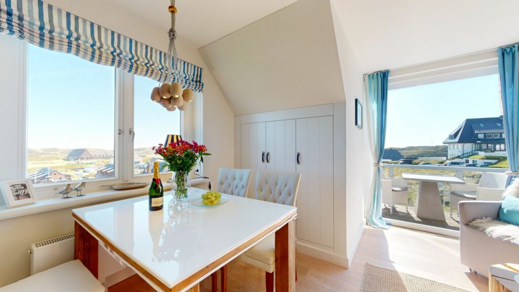 Esszimmer in Ferienwohnung Hörnum