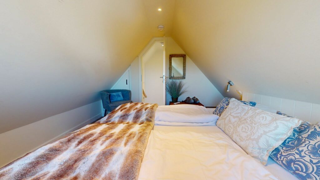 Schlafzimmer in Ferienwohnung Hörnum
