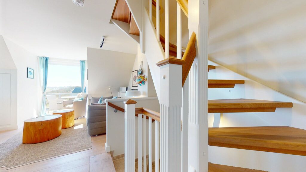 Treppe in Ferienwohnung Hörnum