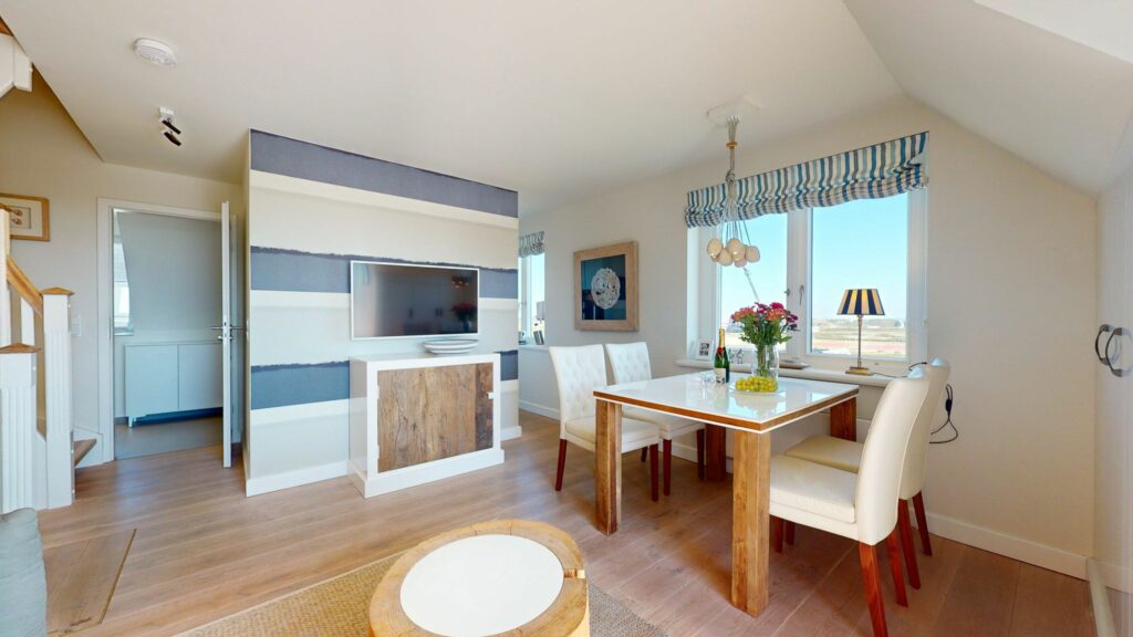 Esszimmer in Ferienwohnung Hörnum