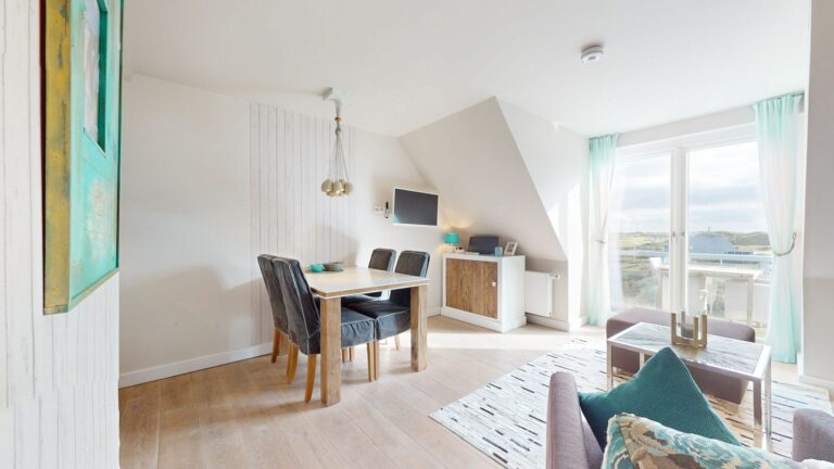 Wohnzimmer in Ferienwohnung Hörnum