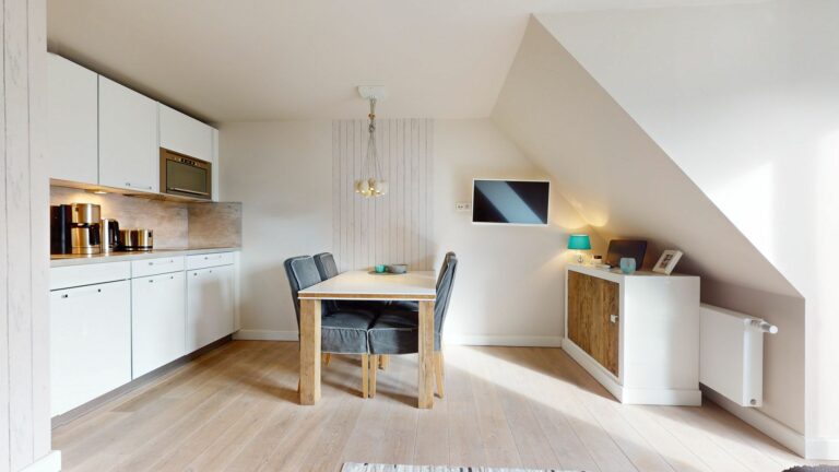 Küche in Ferienwohnung Hörnum