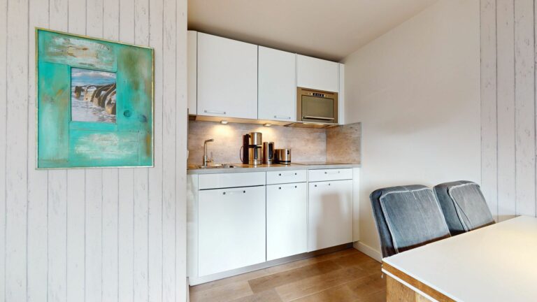 Küche in Ferienwohnung Hörnum
