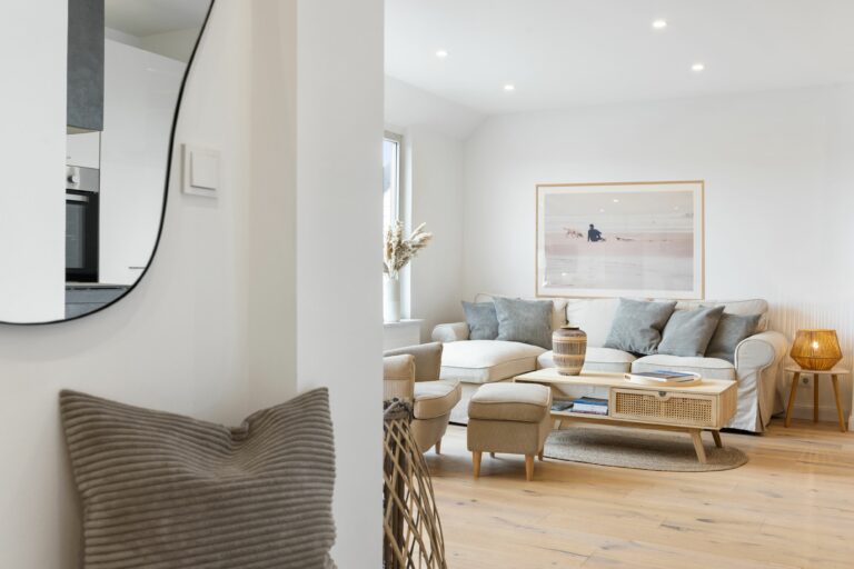 Wohnzimmer in Ferienwohnung Hörnum
