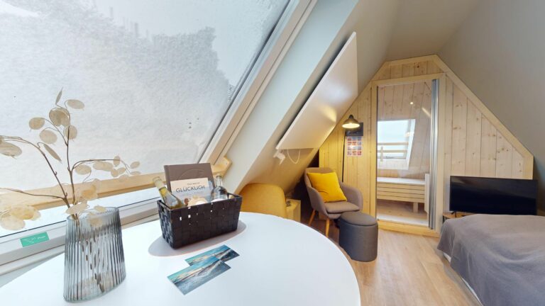 Dachgeschosswohnung mit Sauna in Ferienwohnung Hörnum