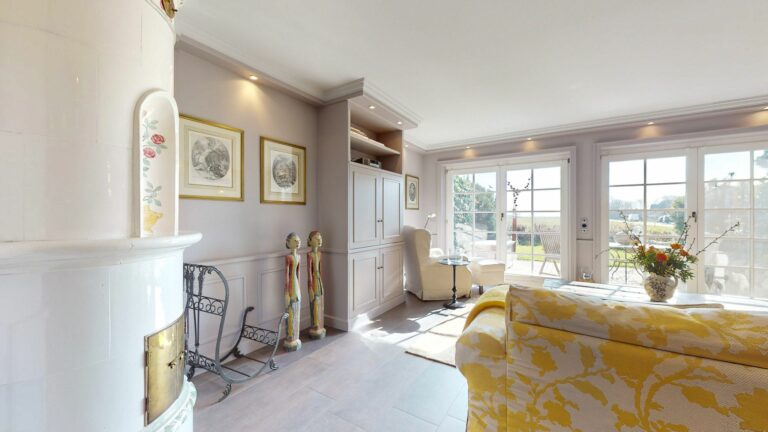 Wohnzimmer in Ferienwohnung Hörnum