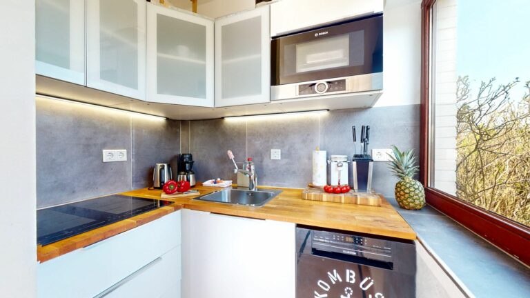 Küche in Ferienwohnung Hörnum