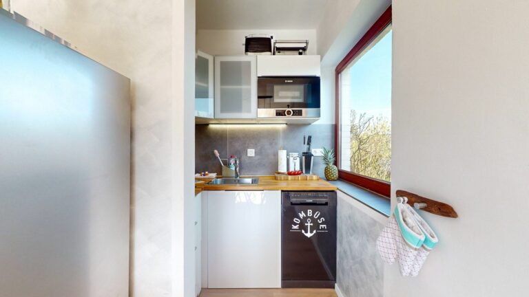 Küche in Ferienwohnung Hörnum