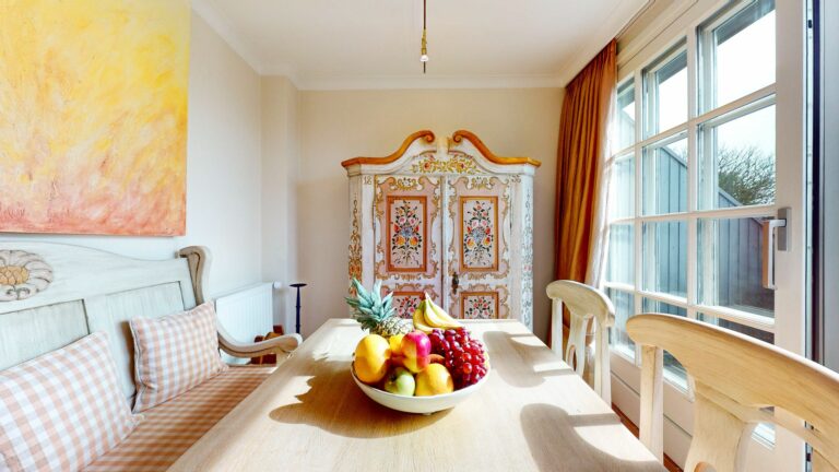 Esstisch in Ferienwohnung Hörnum