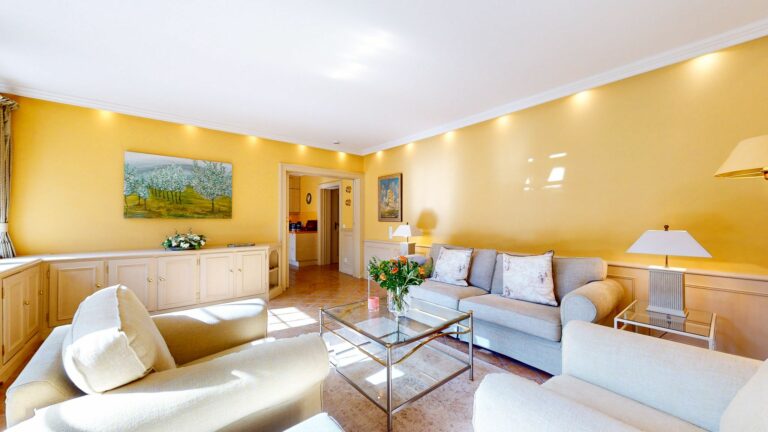 Wohnzimmer in Ferienwohnung Hörnum