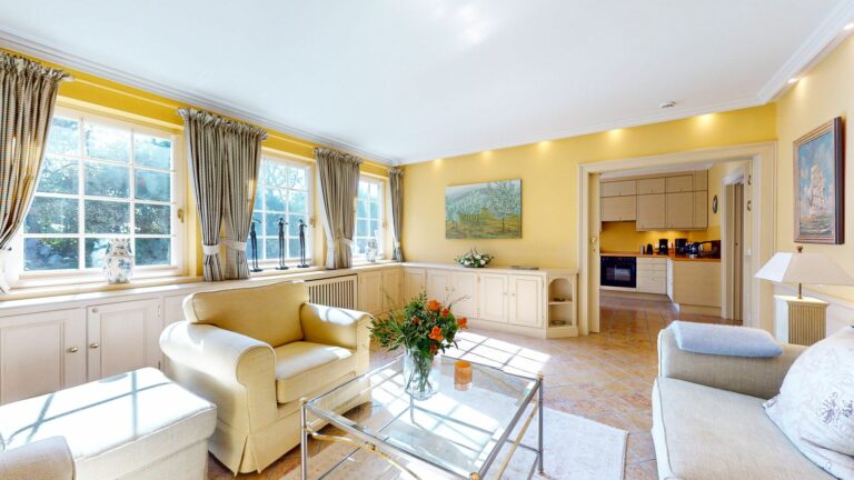 Wohnzimmer in Ferienwohnung Hörnum