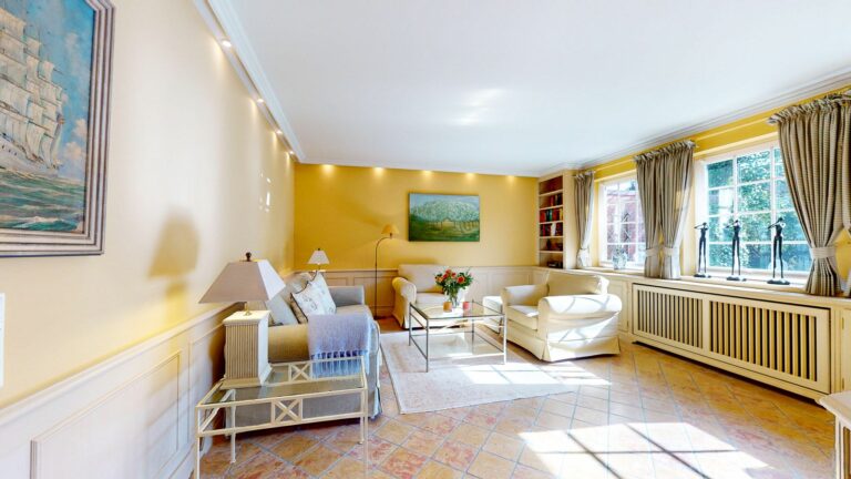 Wohnzimmer in Ferienwohnung Hörnum