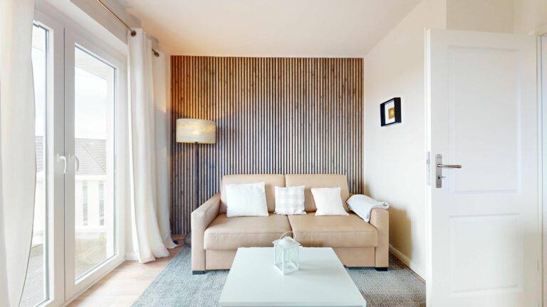 Wohnzimmer in Ferienwohnung Hörnum