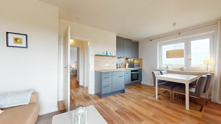 Küche in Ferienwohnung Hörnum
