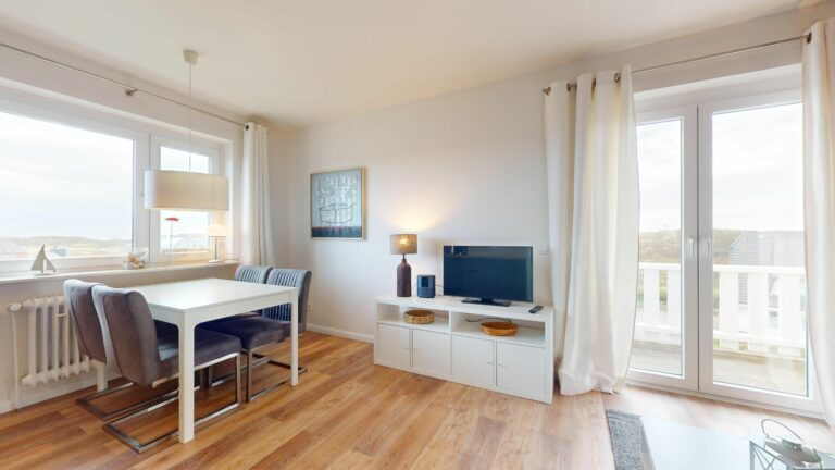 Wohnzimmer in Ferienwohnung Hörnum