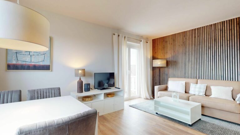 Wohnzimmer in Ferienwohnung Hörnum