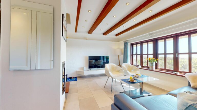 Wohnzimmer in Ferienwohnung Hörnum