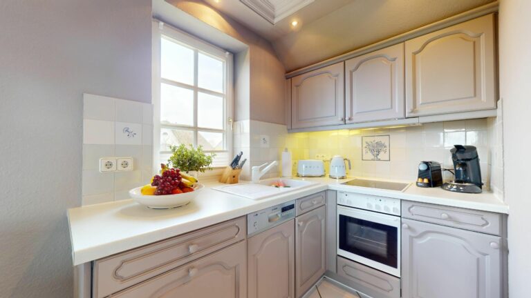 Küche in Ferienwohnung Hörnum