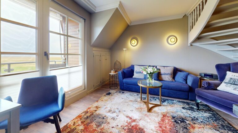 Wohnzimmer in Ferienwohnung Hörnum