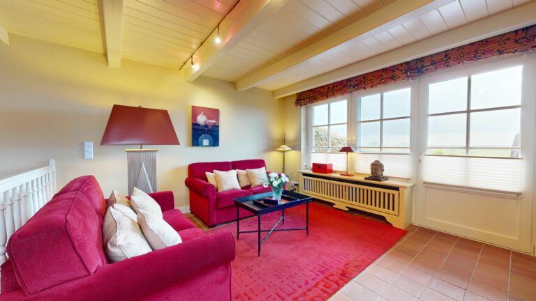 Wohnzimmer in Ferienwohnung Hörnum
