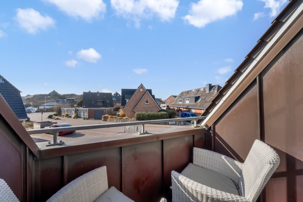 Balkon einer Ferienwohnung auf Sylt