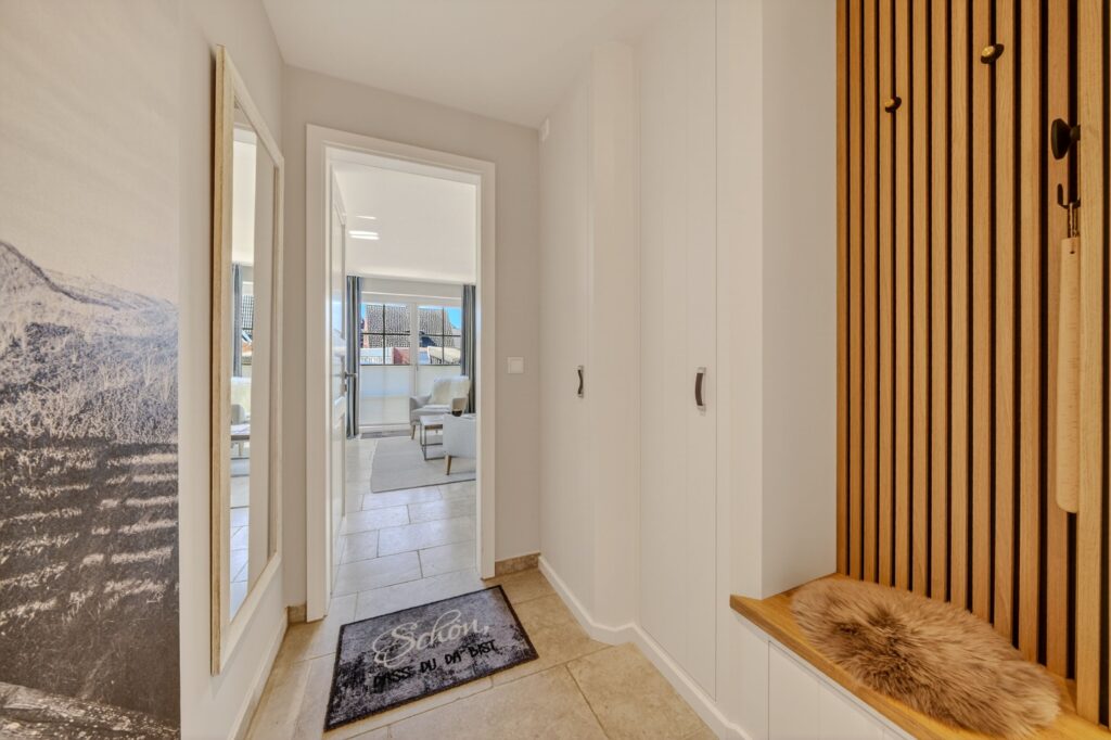 Flur einer Ferienwohnung auf Sylt