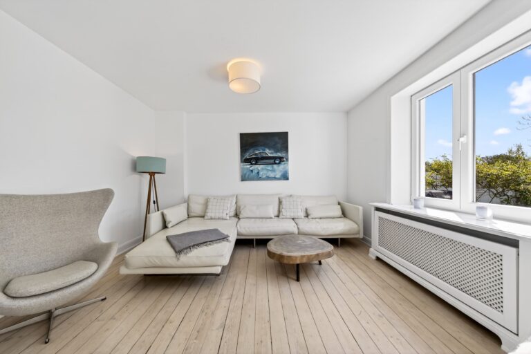 Wohnzimmer einer Ferienwohnung auf Sylt