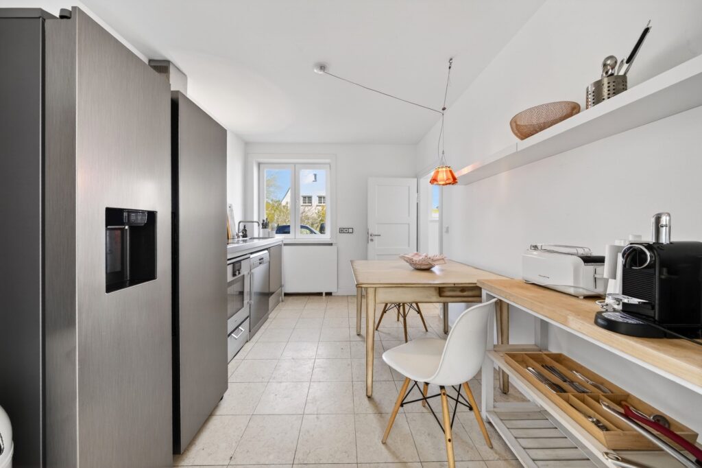 Küche einer Ferienwohnung auf Sylt
