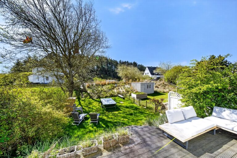 Garten einer Ferienwohnung auf Sylt