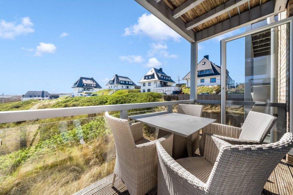 Balkon einer Ferienwohnung auf Sylt
