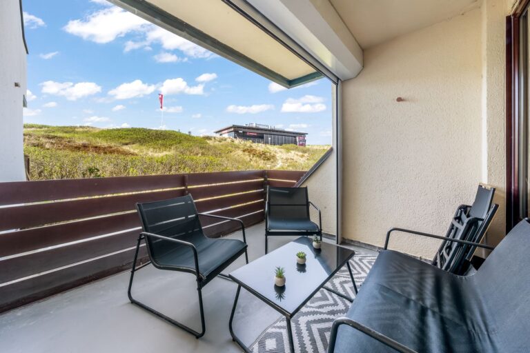 Balkon einer Ferienwohnung auf Sylt