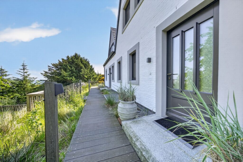 Terrasse einer Ferienwohnung auf Sylt