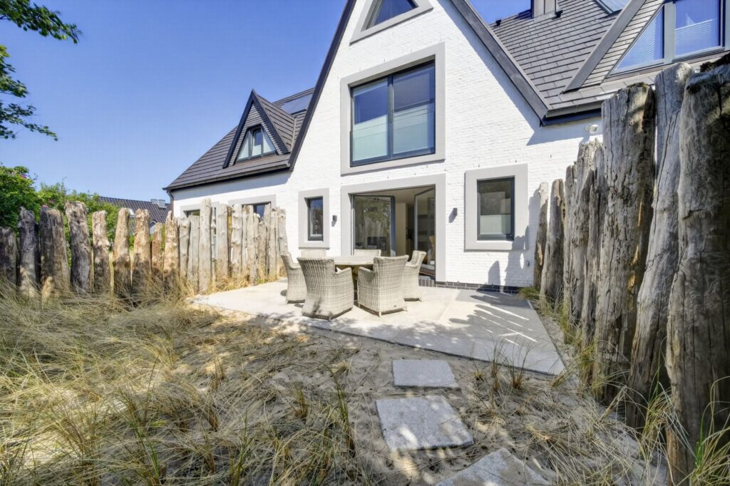 Garten Schlafzimmer einer Ferienwohnung auf Sylt