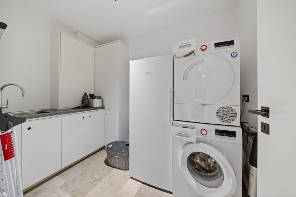 Waschraum einer Ferienwohnung auf Sylt