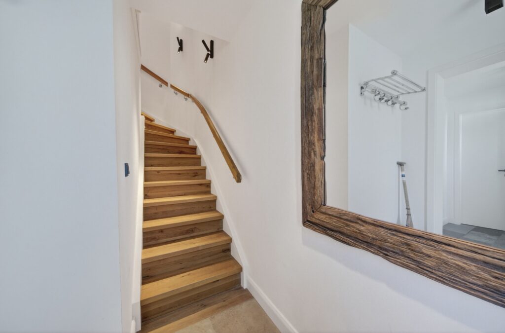 Treppenflur einer Ferienwohnung auf Sylt
