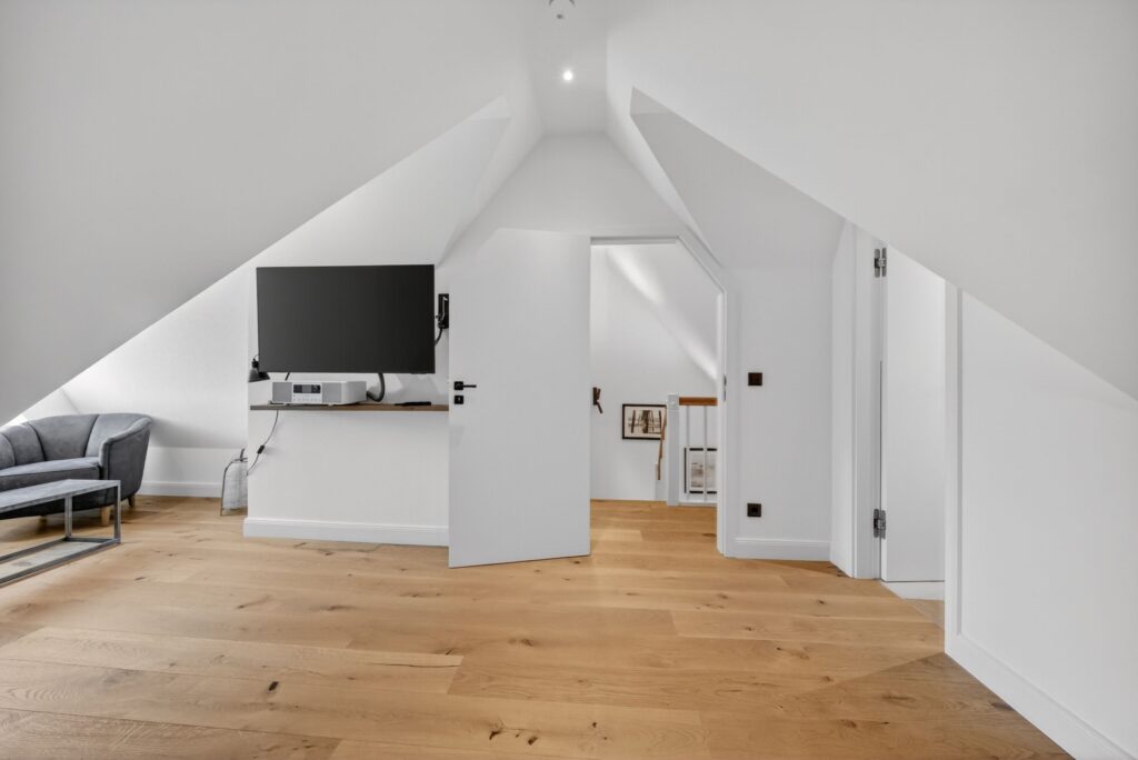 Wohnzimmer einer Ferienwohnung auf Sylt